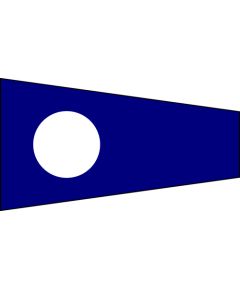Nautische Signalbürste "2" Bissotwo Long 50x170cm FLAG018 