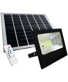 Kit Foco LED Regulable 100W + Panel Solar IP67 K704 