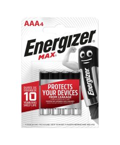 Alkaline batteries AAA 1.5 V Max 4-Blister ND4786 Energizer