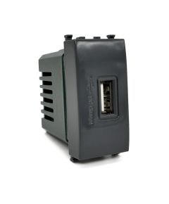 USB power supply 5V 2A black compatible Vimar Plana EL2220 