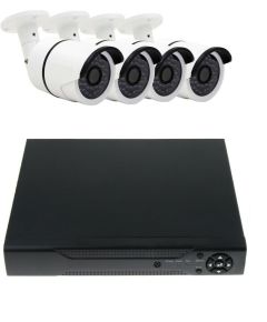 AHD 4 cameras video surveillance kit and DVR recorder WB900 