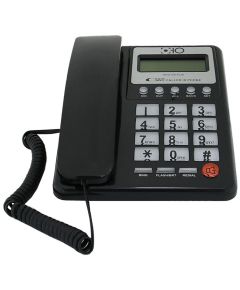 Téléphone fixe avec grandes touches et fonction calculatrice de différentes couleurs WB918 