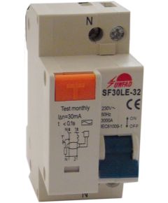 Differential magnetothermic switch 2P C25 RCD EL1490 
