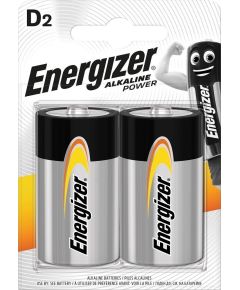 Pack of 2 Alkaline battery type D LR20 1.5V blister Energizer E1036 Energizer