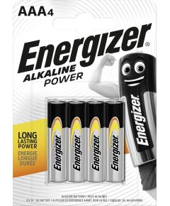 Pile alcaline type AAA LR03 1.5V blister de 4 Energizer E1042 Energizer