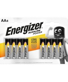 Pack of 8 Alkaline battery type AA LR6 1.5V blister Energizer E1046 Energizer