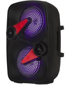 Portable Rechargeable Loudspeaker 2x6.5 "20W Bluetooth LED Light TWS / USB / Radio KOLAV-X2603 KOLAV-X2603 