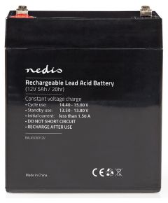 Batterie au plomb rechargeable 12V 5000mAh ND2154 Nedis