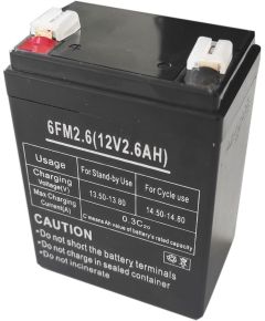 12V 2600mAh rechargeable lead-acid battery WB2299 