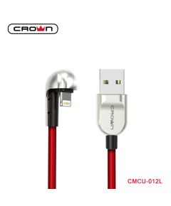 Câble de charge et de synchronisation en toile USB Lightning Crown Micro de 1 m 2 A CMCU-012L Crown Micro