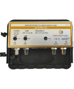 Amplificatore TV 30dB 2out GN-30/RUU 5G MT096 