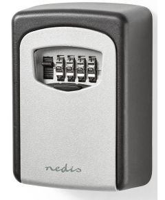 Key safe with combination dial lock, 2 keys included ND7087 Nedis