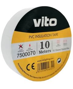 Insulating tape 15mm 10m white Vito EL2335 Vito