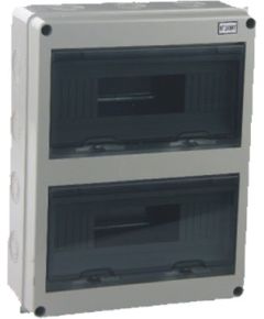 Wall Switchboard 24 modules with 2 transparent doors EL150 FATO
