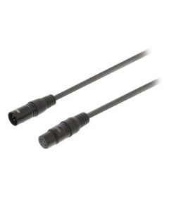 Cable Digital XLR XLR 5 Pin Male - 5 Pin XLR Female 1.00 m Dark Gray SX395 Sweex