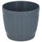 Vase barrel 15.5x13.5cm grau ED5012 