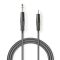 Stereo Audio Cable 6.35 mm Male - 3.5 mm Male 3.0 m Dark Gray ND2630 Nedis