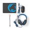 3-in-1 Combined Gaming Kit Headphones, Mouse and Mouse Pad ND2114 Nedis