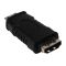 HDMI Ethernet Mini Male - HDMI Female Adapter Black ND6896 Valueline