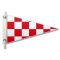 Triangular Flag Nautical Signaling Emergency 180x225cm FLAG246 