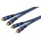 5m Double Shielded Car HiFi Stereo RCA Audio Cable F1670 Goobay