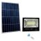 200W 6500K IP67 dimmable LED spotlight kit with solar panel and remote control WB1409 