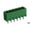 Male Connector, 6 Poles, 3.81mm Pitch, 8A, 1.31mm², Straight ND4534 RND Components